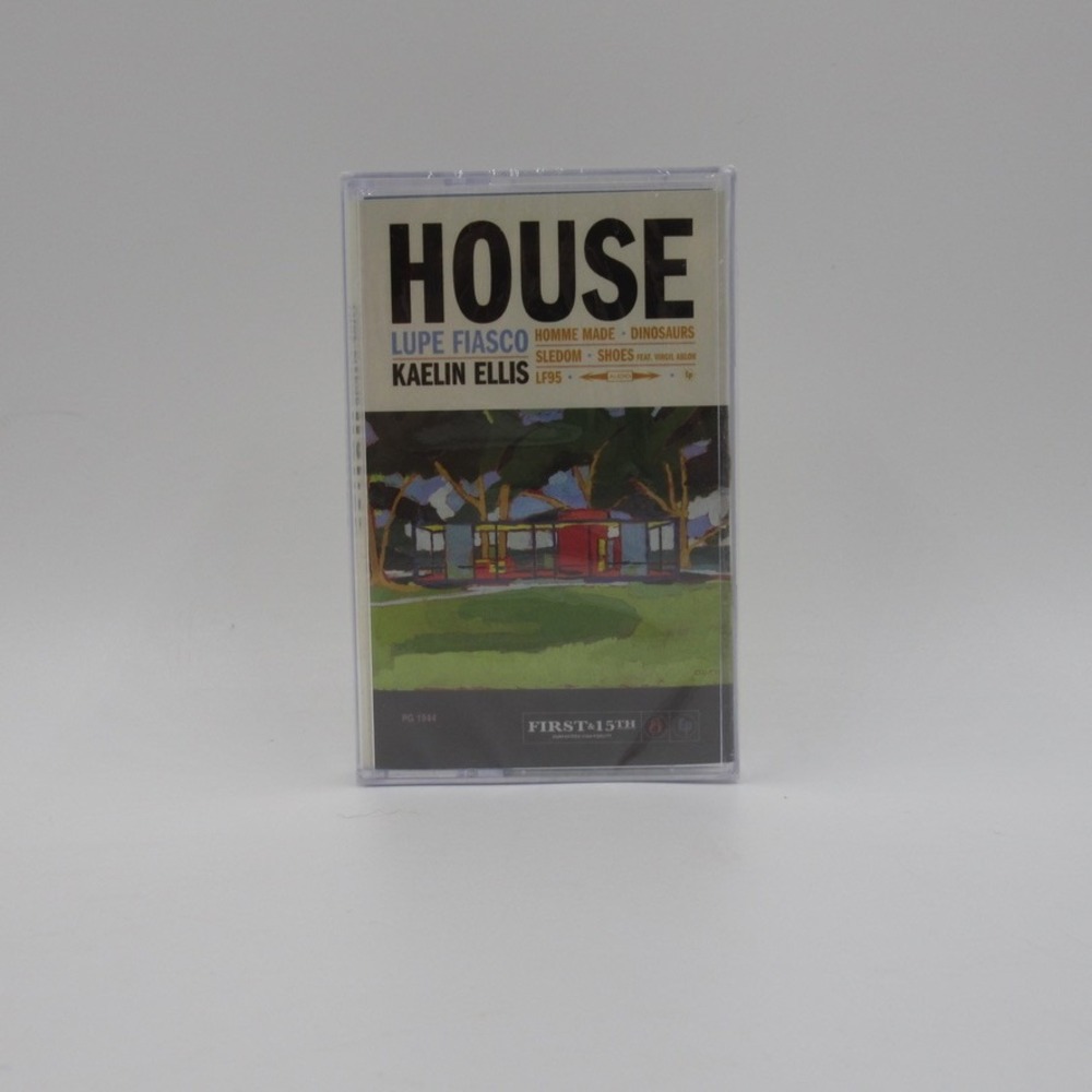 Lupe Fiasco Kaelin Ellis HOUSE Cassette Tape EP First & 15th LF95 NEW Sealed